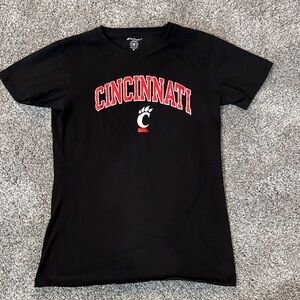 Champion Cincinnati Black T-Shirt with Red Print